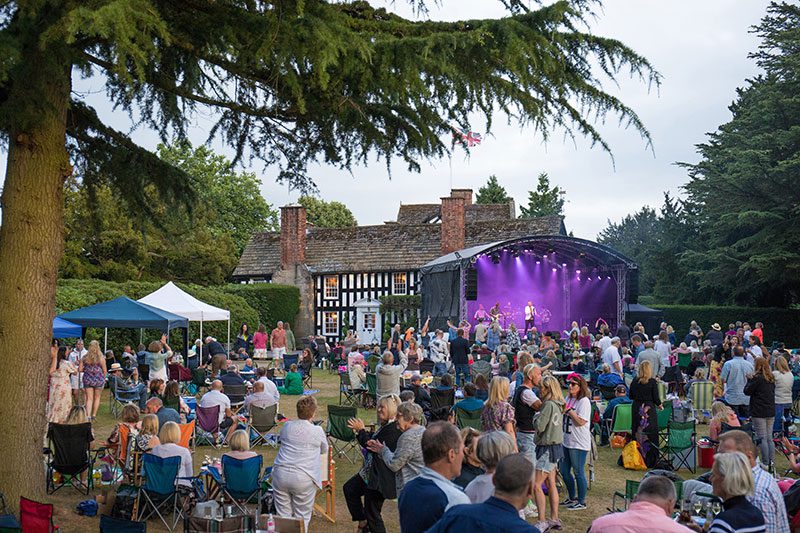 Gawsworth Hall open-air-theatre