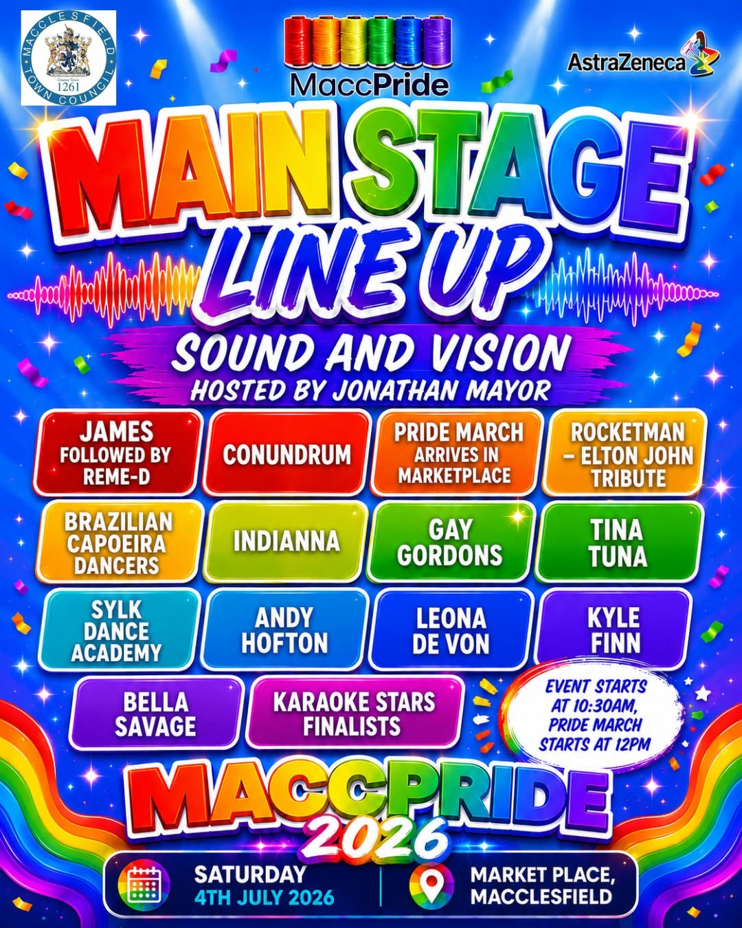 Macc Pride Lineup